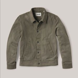 Buck Mason Olive Waxed Canvas Jacket